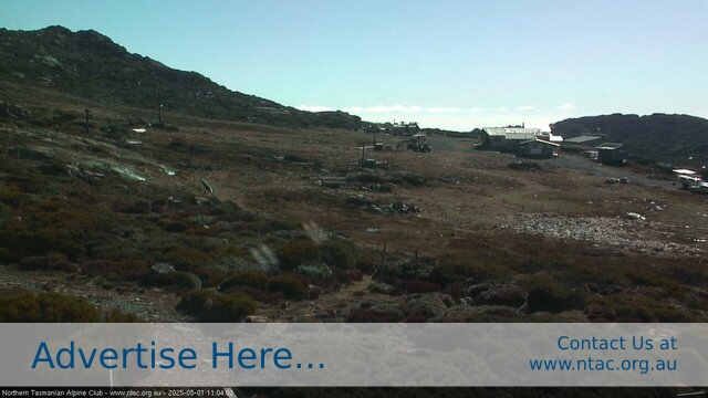 This image is from NTAC Lodge looking over the front slopes towards the Summit T-Bar.