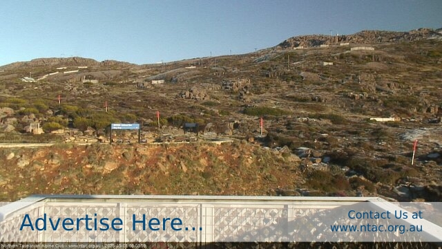 This image is from NTAC Lodge looking over the top slopes towards Fannies T-Bar. 